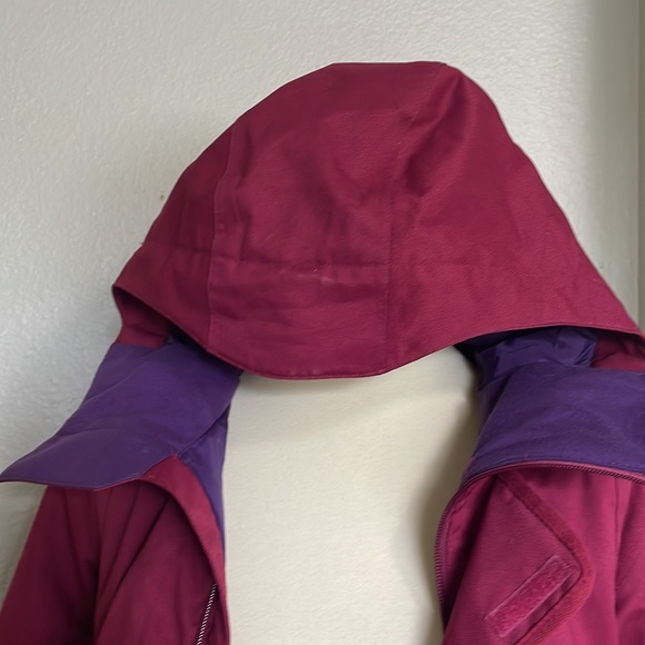 Burton S Snow Jacket Burgundy - Picture 5 of 8